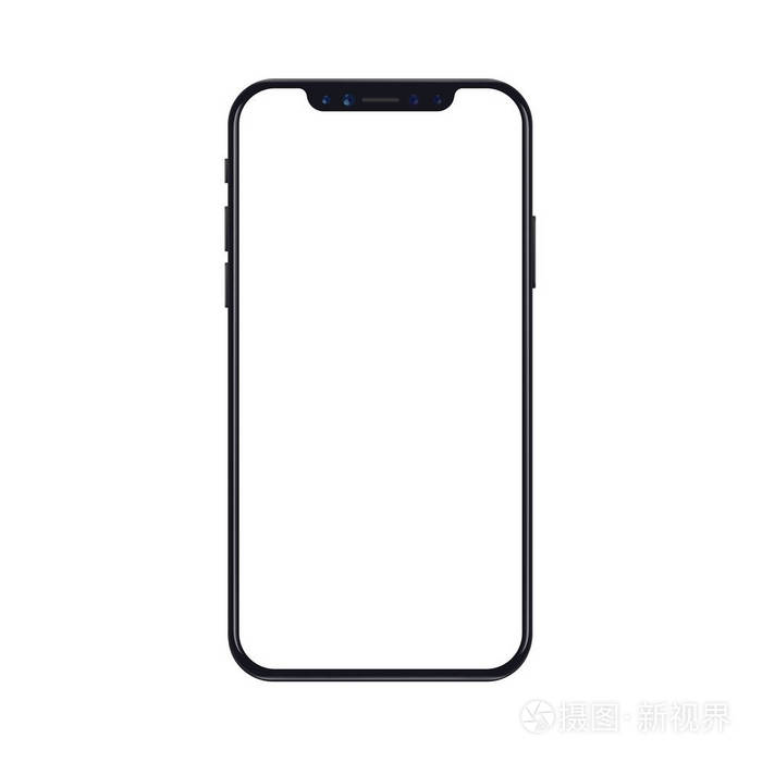 白色背景下的孤立手機(jī) 現(xiàn)實(shí)與空白的對(duì)話(huà)